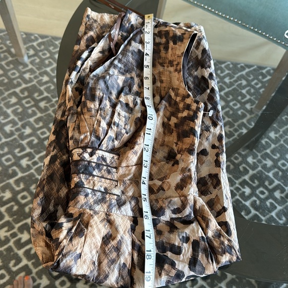 SUZI CHIN LEOPARD PRINT MINI DRESS IN BROWN COLOR - Picture 8 of 8